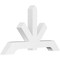 Ekena Millwork Vanguard Architectural Grade PVC Gable Bracket, 48"W x 28"H x 4"D x 4"F, 14/12 Pitch GBP048X28X0404VAN00 - alternate 1